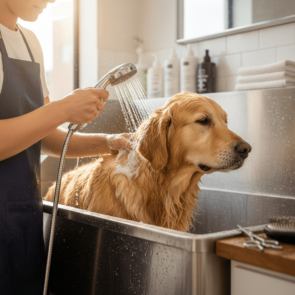Baño completo para perros